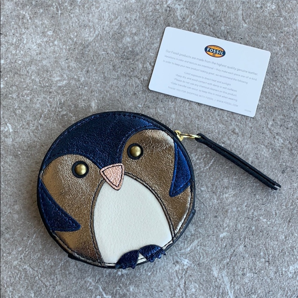 Fossil Penguin Coin Purse